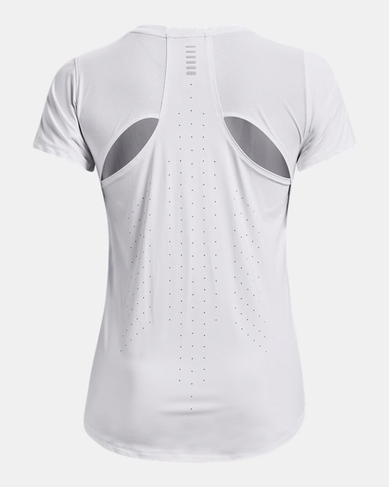 Women's UA Iso-Chill 200 Laser T-Shirt, White, pdpMainDesktop image number 8